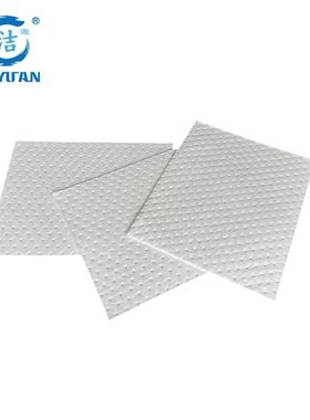 洁源OP45040B白色4MM厚耐磨型吸油垫50片/箱压点吸油棉复合吸油片