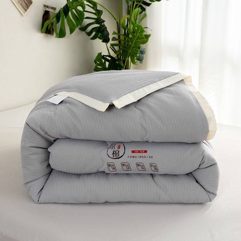 加厚保暖原棉大豆被春秋冬天被子单双人学生宿舍棉被褥芯冬被,床上用品,棉花被,淘宝优惠券,粉丝福利购,淘宝优惠卷