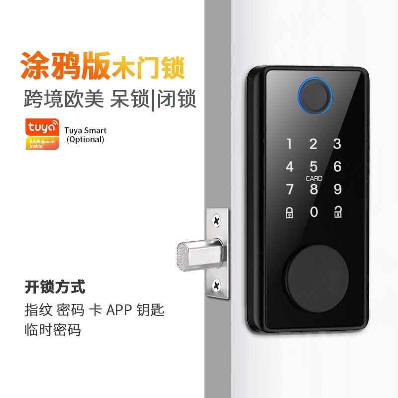 ttlock涂鸦自动感应指纹智能锁