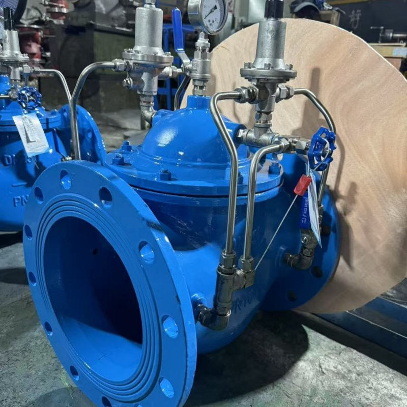 DN1000大口径GA6600-10Q水击泄放阀球墨铸铁法兰连接式质保一年