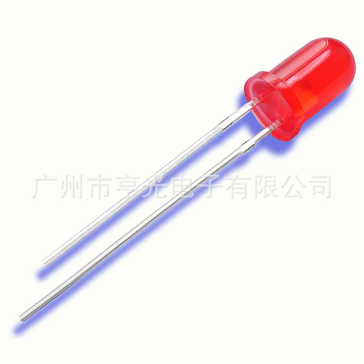5mm圆头红发红LED普通灯