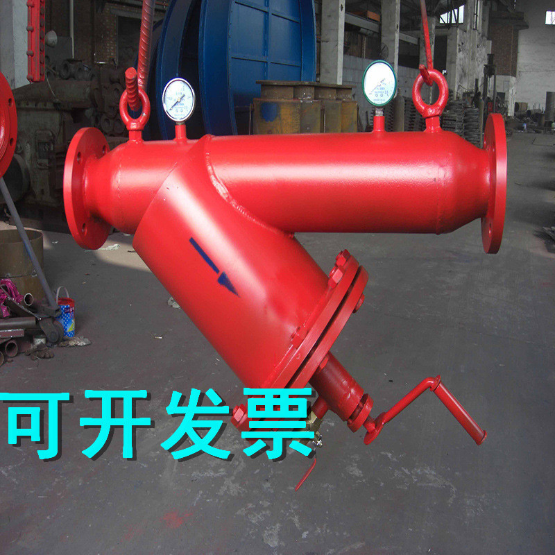 y型手摇刷式过滤器 SLGY 手动刮刀式反冲洗过滤 全自动管道除污器
