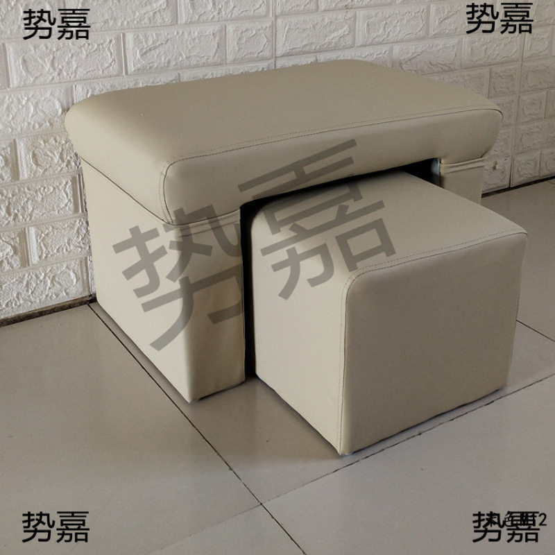 美甲美睫纹绣足浴小型沙发凳