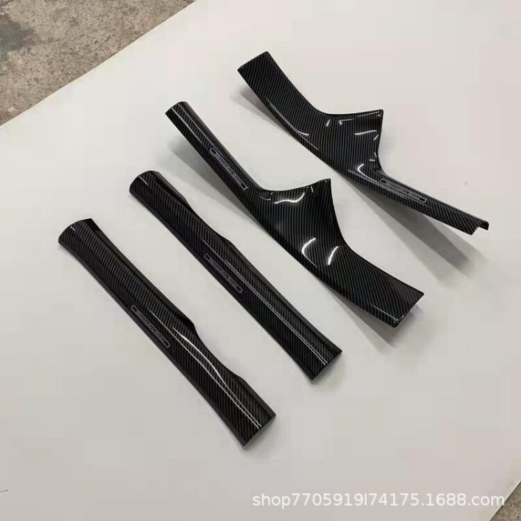 22款奔驰C级碳纤维迎宾门槛条