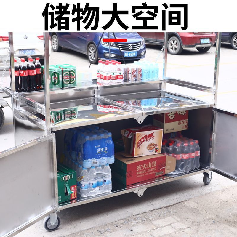 折叠摆摊手推餐车厂家直销包邮