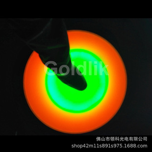 感应音乐跳跳板圆形发光彩色跑秋千舞池led互动道具LED重力地砖灯