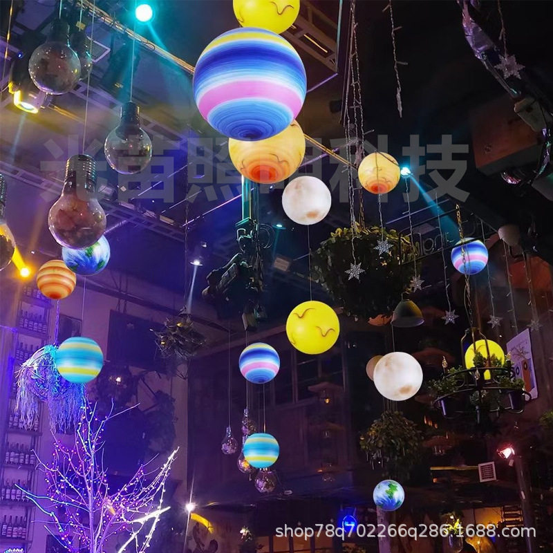 户外装饰月球八大行星LED灯
