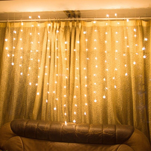 房间布置浪漫告白爱心彩灯led闪光灯串表白求婚室内网红窗帘灯饰