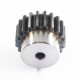 30齿 2.5模数凸台齿轮 15齿 凸肩齿轮 支持定制 电机带台阶齿轮