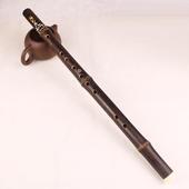 高档紫竹扁乐口竖笛孔人初学器六孔6专成业演奏f调d调哨笛吹奏类