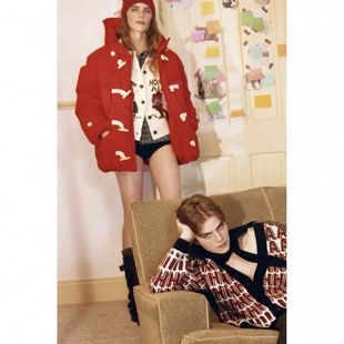 2025ZA冬季新品简约风小鬼当家单排扣饰提花针织衫外套女 3920975