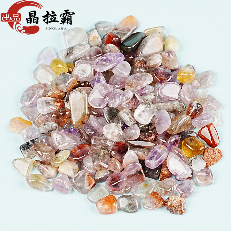 晶拉霸天然极光23碎石打磨抛光