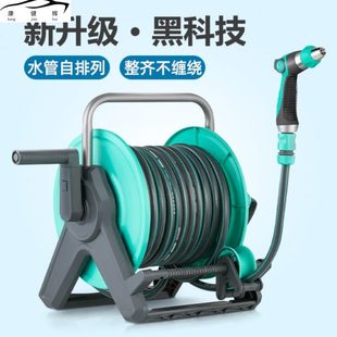 自动地排高压水枪收纳洗车管家用强力增压4分冲洗洗水管软管