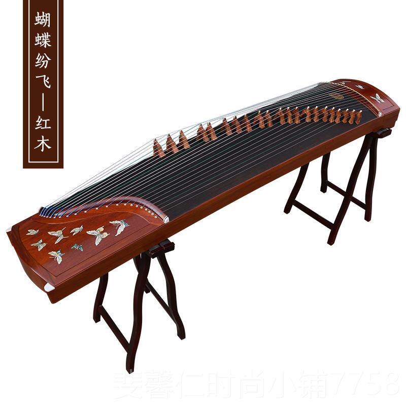新品十大品牌仙声宗乐器螺钿 古筝正金丝老楠木彩贝深雕演奏收藏