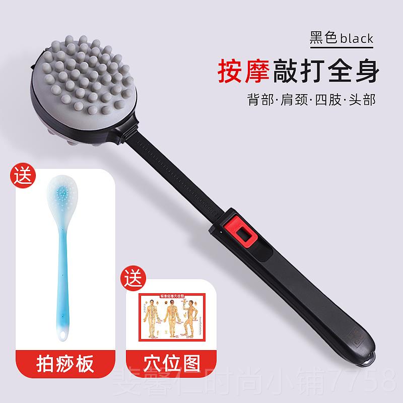 新品日本摩锤肩敲打棒健身按摩器捶腿手持背式后神器经颈络拍打养图片