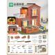 新品 别墅真房瓦匠迷 玩具小屋儿泥童手工d小i盖房子y砌墙搭建拼装