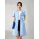 医学生衣短袖 新品 加长袖 冬季 医院实验室厚护士大服工 白大褂女生款