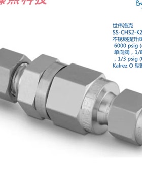 世伟洛克 SS-CHS2-KZ-1/3 提升阀芯 单向阀1/8in卡套管