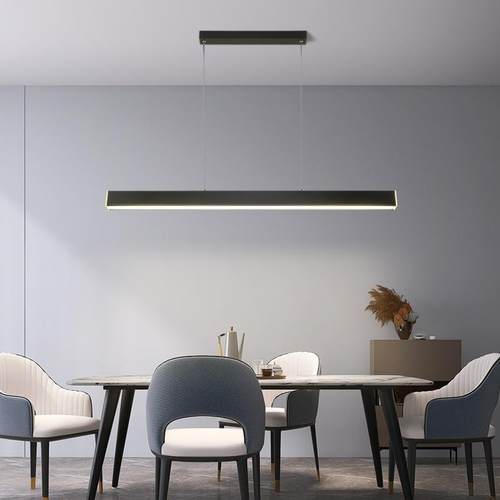 北欧餐厅吊灯现代简约餐厅灯时尚咖啡厅吧台极简长条餐桌饭厅灯具