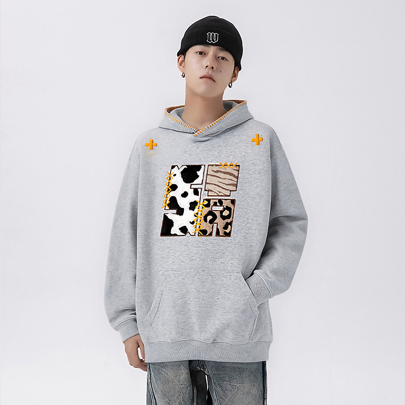 STA秋冬连帽卫衣400克国潮牌