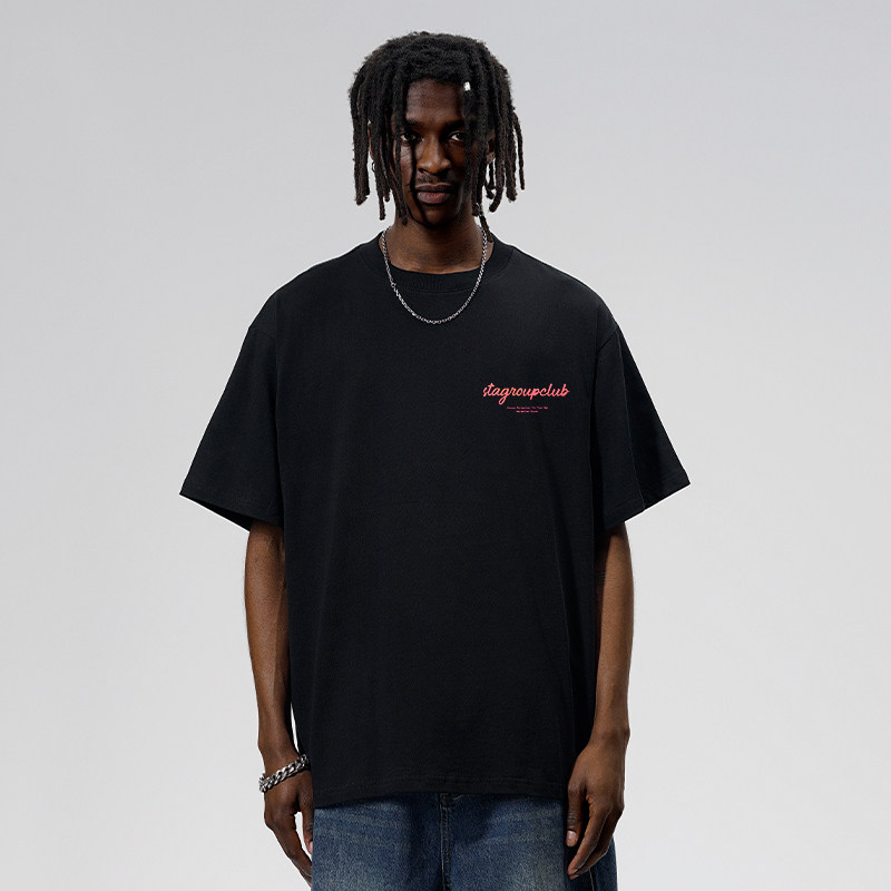 STA国潮牌字母印花短袖休闲T恤