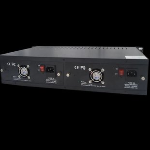 光纤收法器机架14槽光纤收发器机架19英寸2U高收发器机箱台式包邮