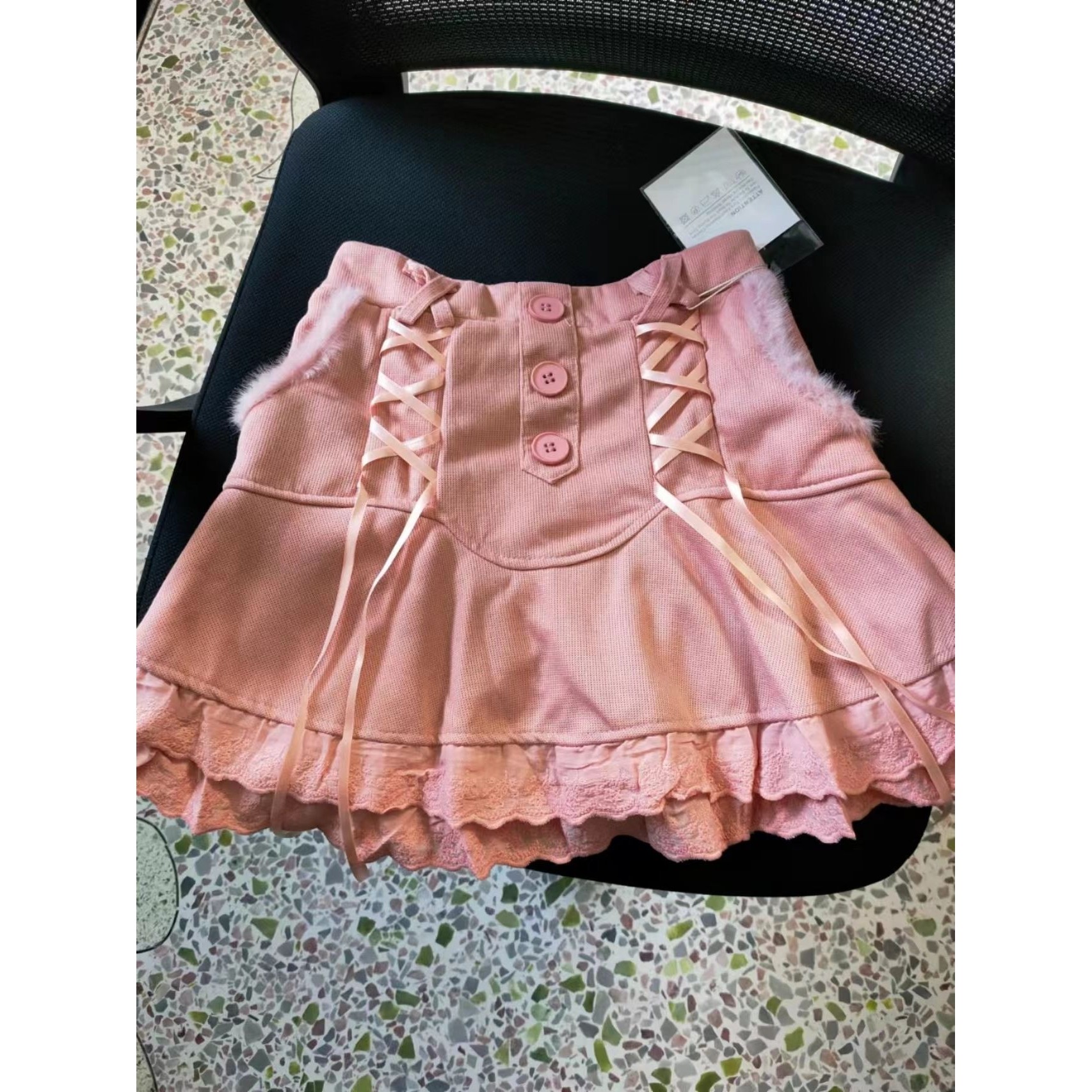 2023新款雪纯欲冬季软糯毛绒系带毛线针织蛋糕裙短裙B2102,女装/女士精品,大码套装,淘宝优惠券,粉丝福利购,淘宝优惠卷