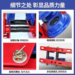 微型电动葫芦手推跑车家用起重吊机D单轨小车工字钢滑轮行走滑车