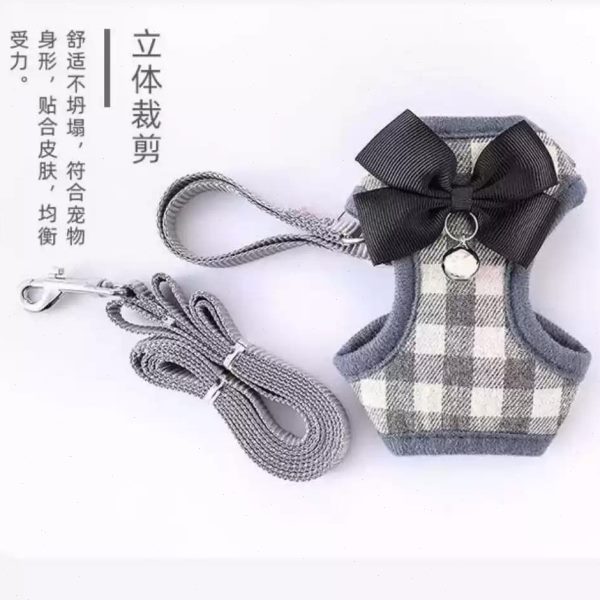挣脱防高颜值小猫缅因猫背心式遛猫绳猫咪牵引绳猫牵引绳幼猫