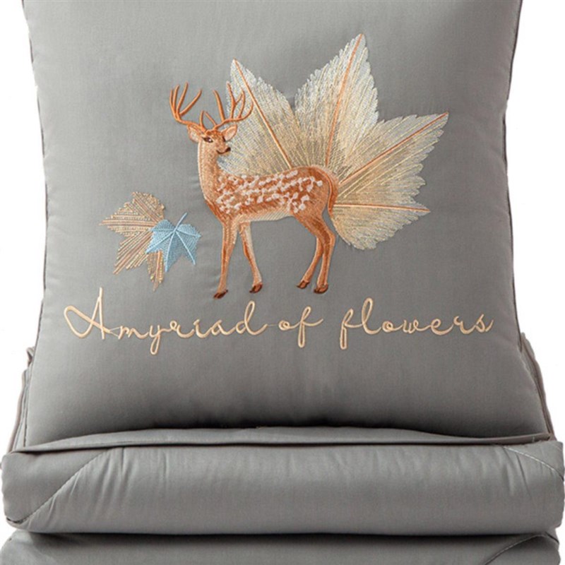 加厚双面纯棉两用抱枕被子秋冬靠枕被办公室折叠R午休被汽车枕头