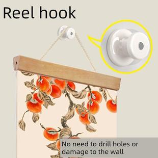 新年卷轴挂钩书法作品卷轴挂画勾字画挂毯上墙配件壁画卷轴固定器