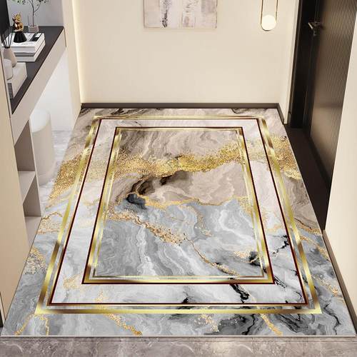 入户门地垫进门门口新款PVC免洗可擦高级皮革耐脏可裁剪地毯