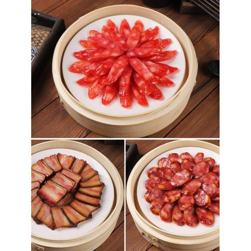 仿真蒸腊肠腊肉模型食品食物模具中餐套餐样品定制假菜食物道具菜,家居饰品,仿真水果,淘宝优惠券,粉丝福利购,淘宝优惠卷