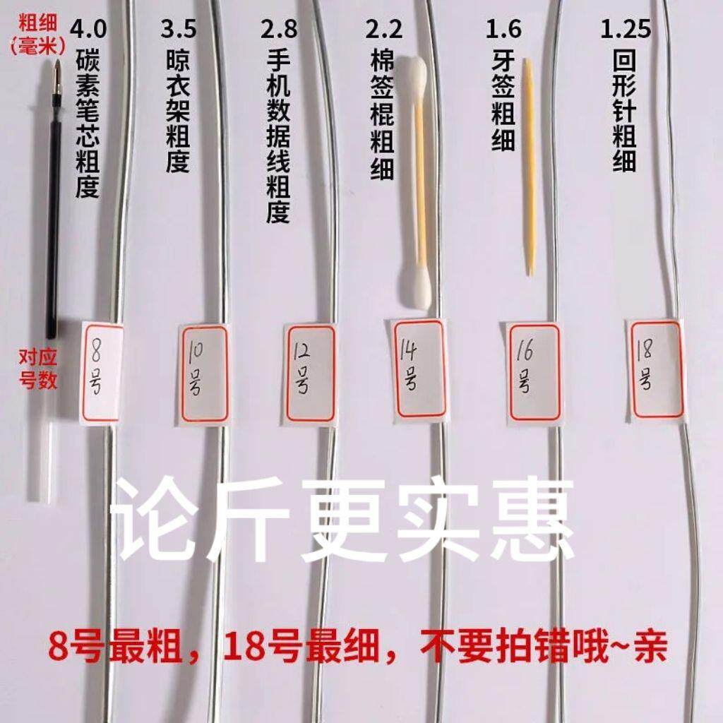 镀锌铁丝线防锈建筑工地8/10/12/14/16/18号搭大棚园艺绑丝葡萄架