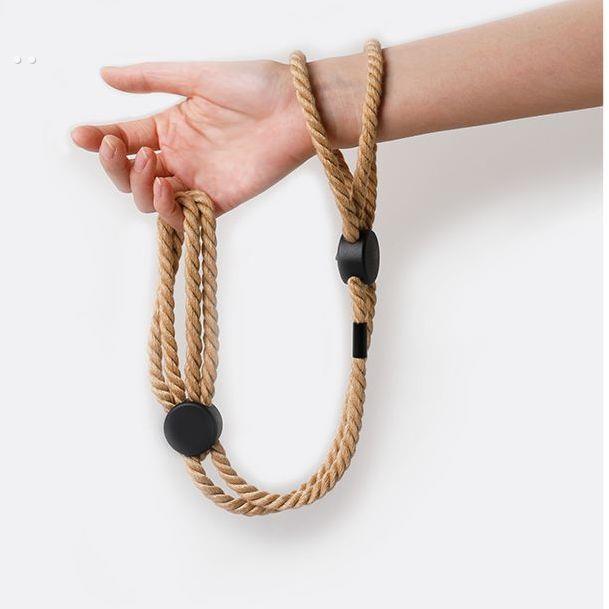 自紧绳子可调节绳子棉绳不伤手多功能捆绑束缚另类可自行松紧道具