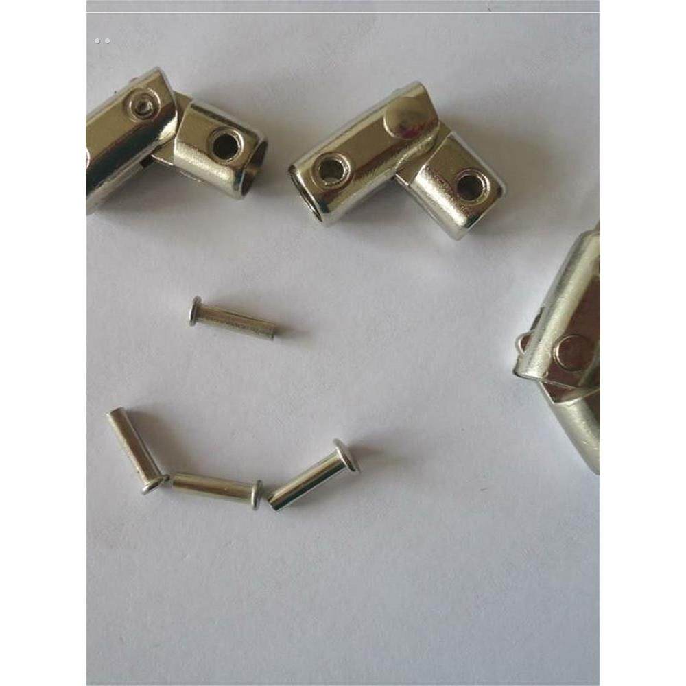 不锈钢抄网圈配件 抄网圈头可折叠配件不锈钢配件接头 抄网头配件