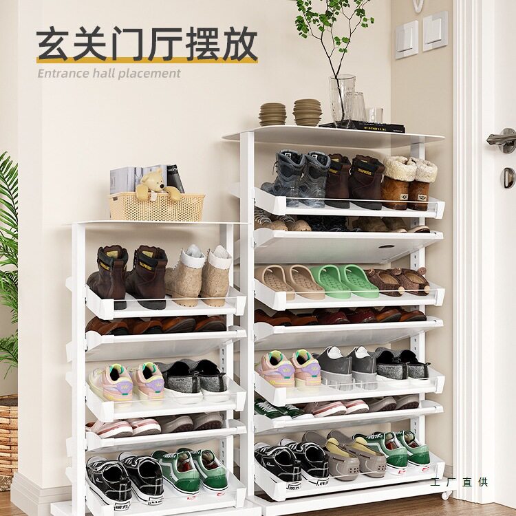 多层带轮旋转防尘鞋架收纳神器