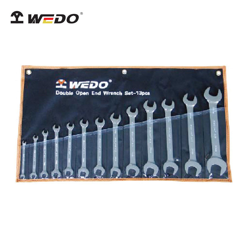 WEDO维度钢制双头呆扳手组套铬钒钢双开口扳手汽修机修扳手