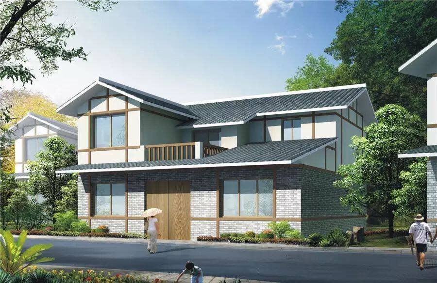 定制轻钢别墅 集成房屋施工 承接民俗民居 农村自建改建房设计