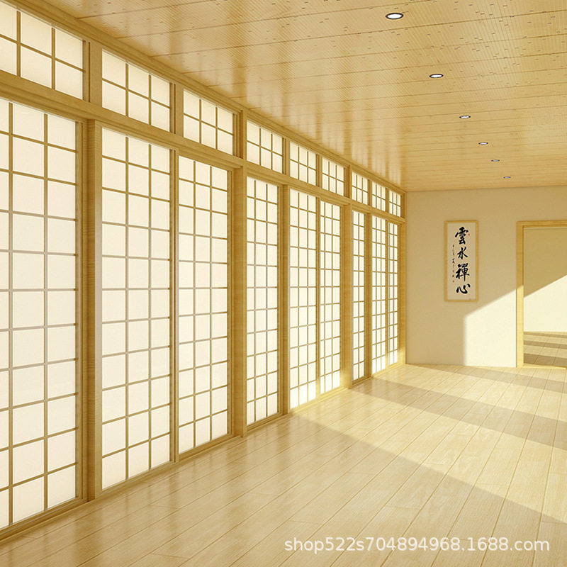 日式推拉门格子门实木隔断门和室门折叠门障子门窗榻榻米移门