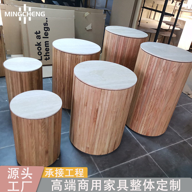 服装店直播间展台地台婚礼底座产品陈列道具流水台模特橱窗讲站台