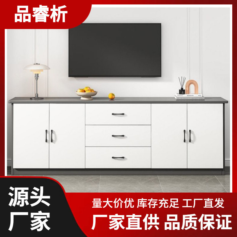 实木电视柜现代简约小户型客厅新款家用卧室欧式储物多功能高柜子