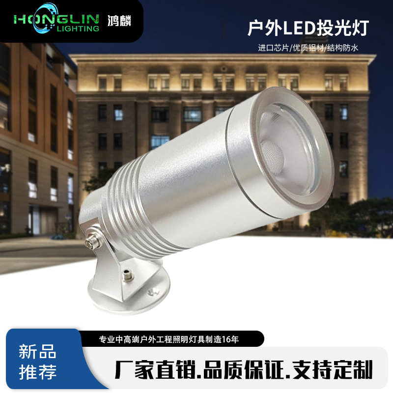 10W户外防水庭院射灯高端