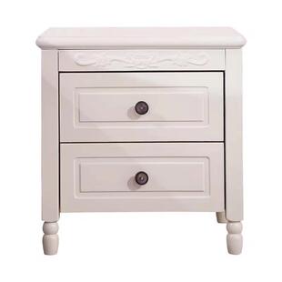 韩式全实木床头柜美式橡木简约现代简易卧室整装床边储物柜子欧式