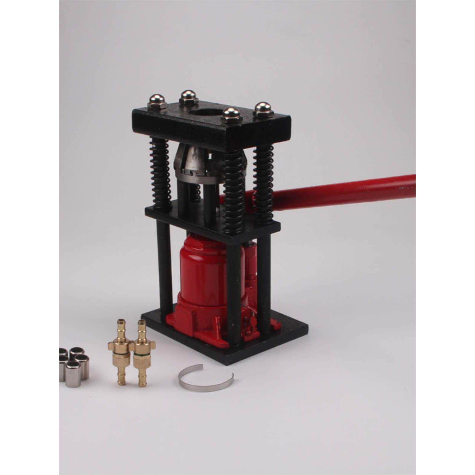 农用手动液压千斤顶压管机喷雾器胶管锁喉机打药管专用接管机器