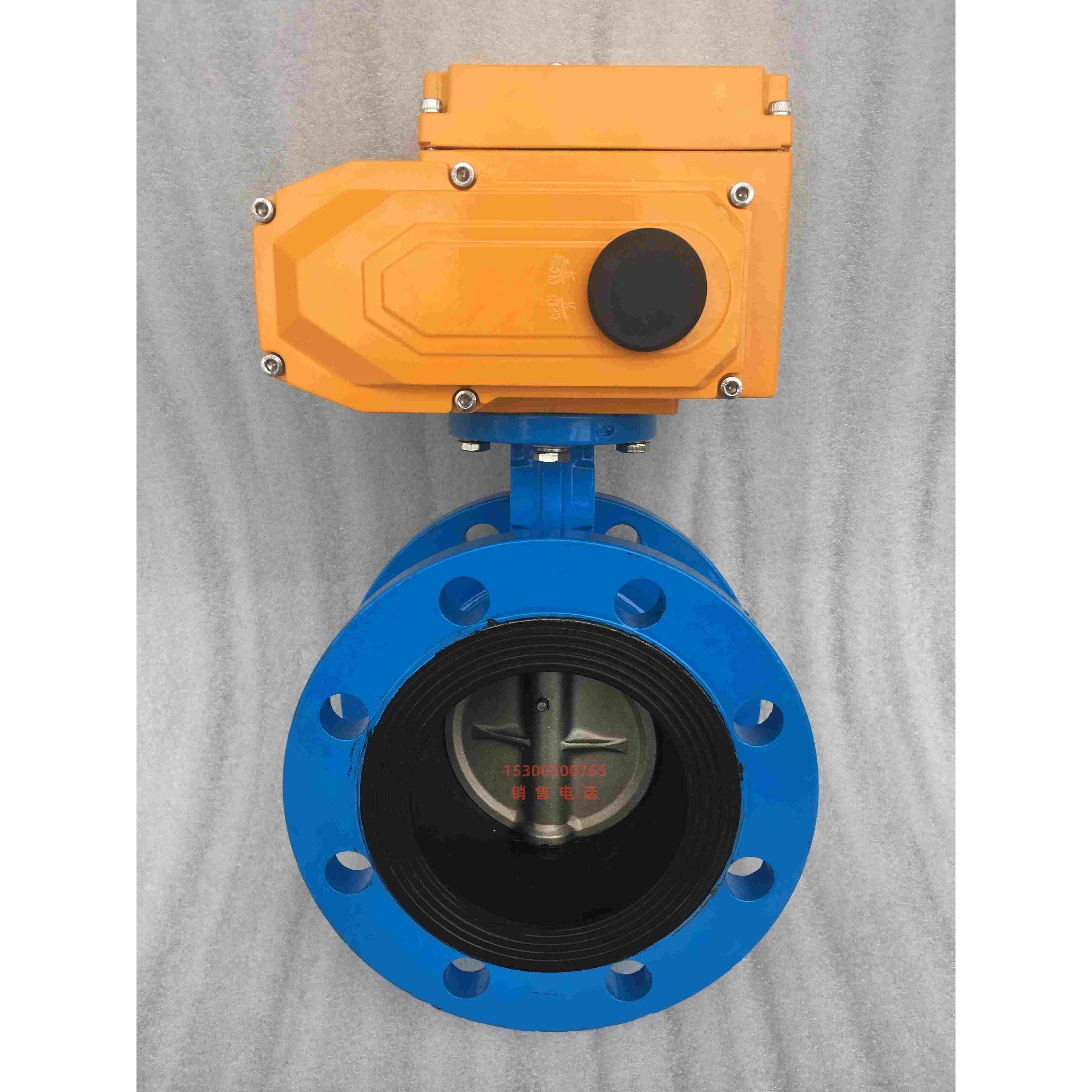 工业给排水D941X-16Q电动蝶阀 防爆开关调节软密封 电动法兰蝶阀