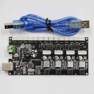 GRBL板卡CNC控制卡Y轴双驱动大电流 数控脱机控制系统 雕刻机控制