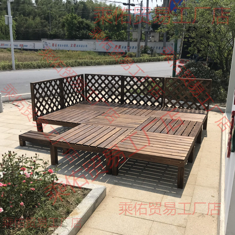 碳化户外防腐实木地板庭院阳台