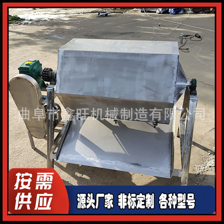 鑫旺火烧铁除锈打磨机六角滚筒抛光机380V电源电压研磨机