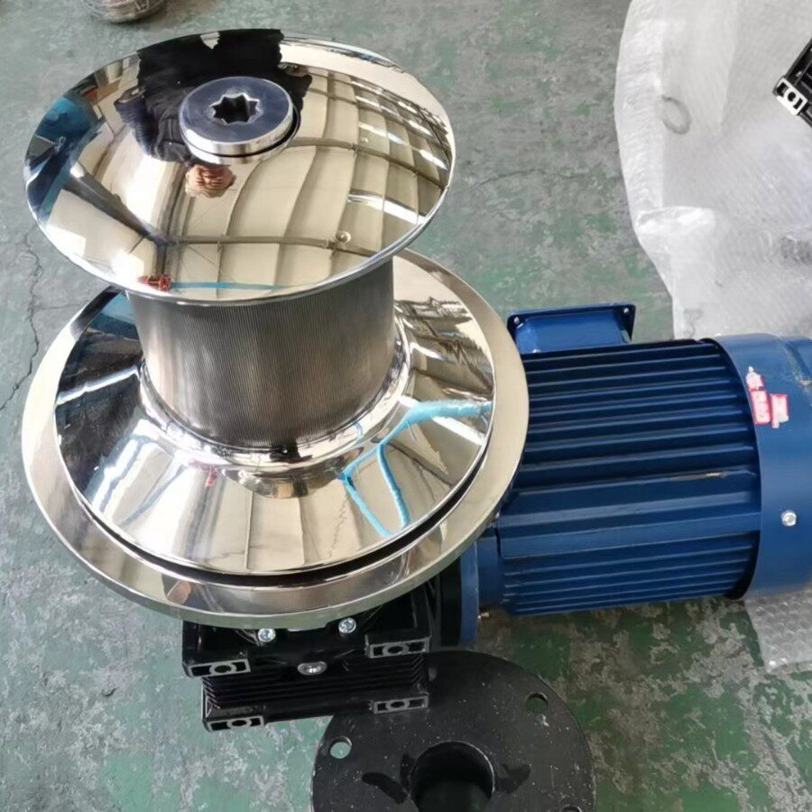 2KW3KW交流立式绞盘起锚机船舶锚机船用电动起锚机游艇锚机